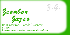 zsombor gazso business card